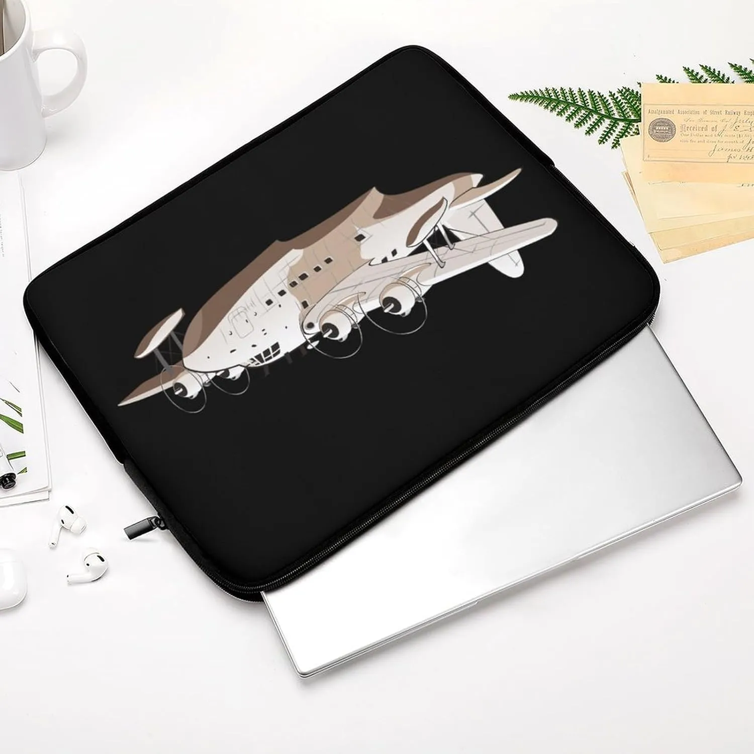 Air Traffic Controller Personalized Laptop Bag Business Casual Laptop Cases Slim Computer Bag Briefcase