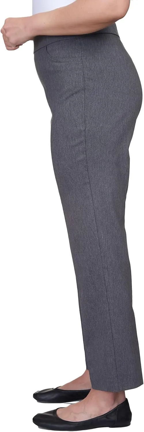 Alfred Dunner Women's Allure Slimming Missy Stretch Pants-Modern Fit