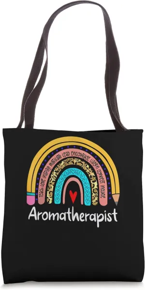Aromatherapist Leopard Rainbow Healthcare Doctor Work Tote Bag