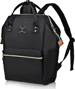 Bebamour Travel Backpack for Women and Men Laptop Rucksack 15.6 inch Classic Waterproof College Travel Business Bags Dipaer BackpackBlack