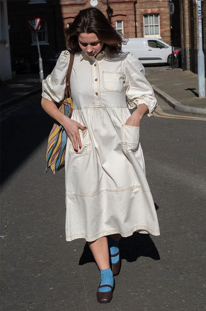 Bont Adriane Dress In Ecru