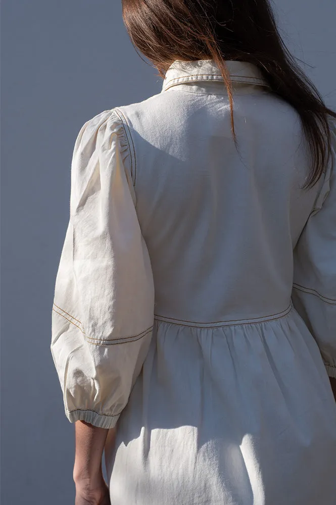 Bont Adriane Dress In Ecru