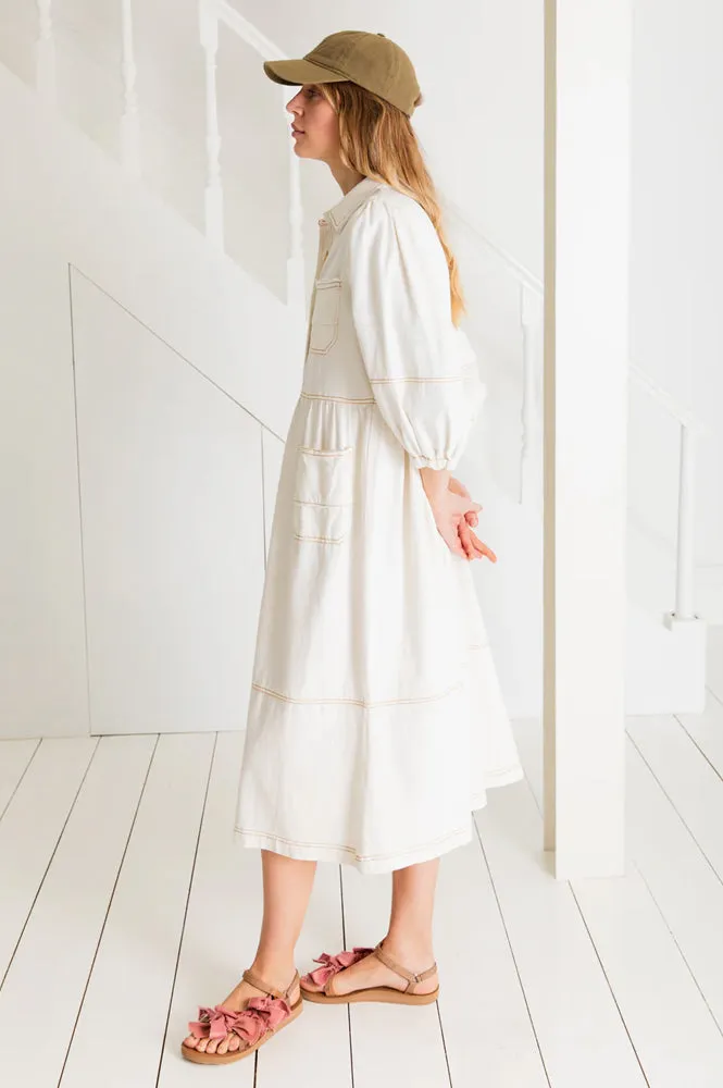 Bont Adriane Dress In Ecru