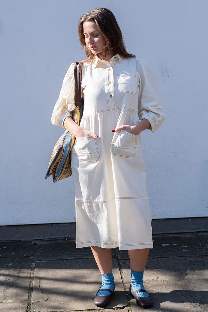 Bont Adriane Dress In Ecru