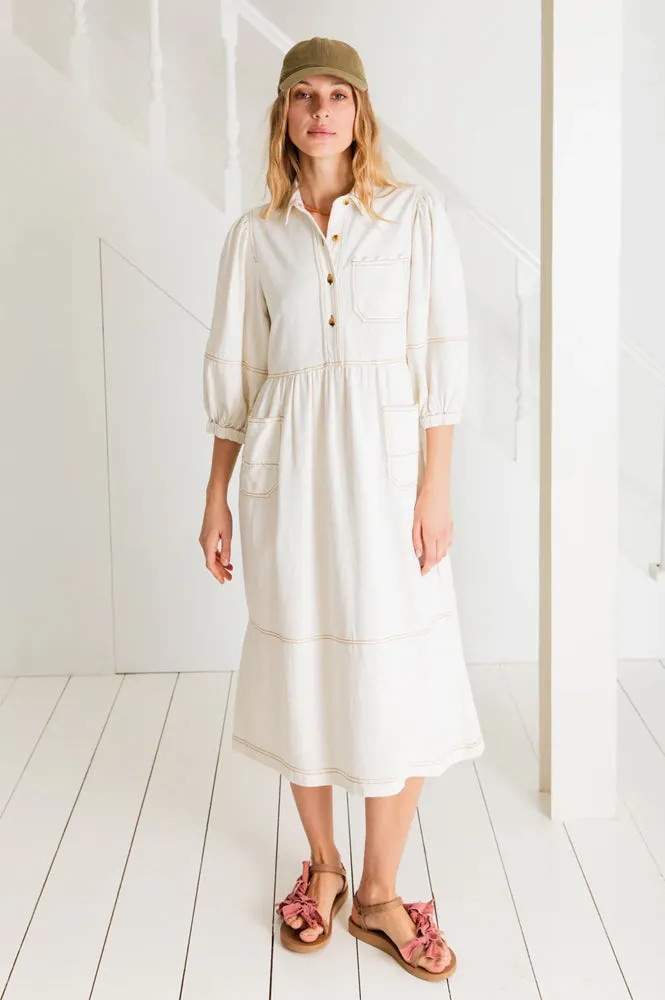 Bont Adriane Dress In Ecru