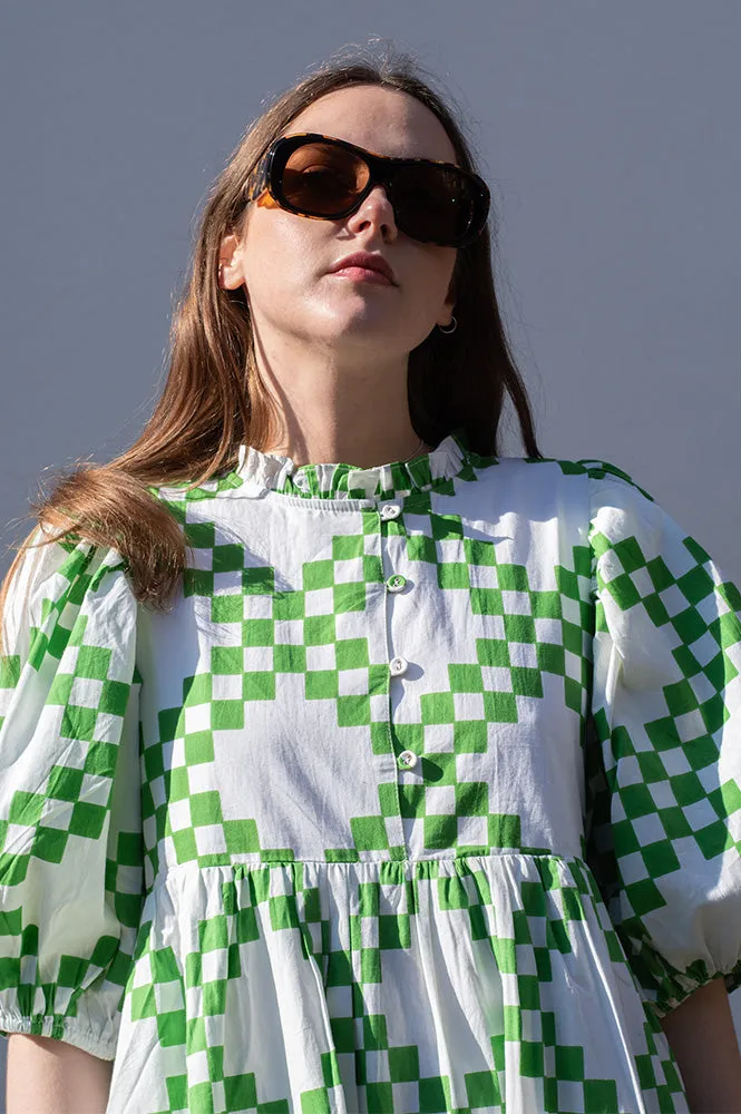 Bont Briony Dress in Apple Green
