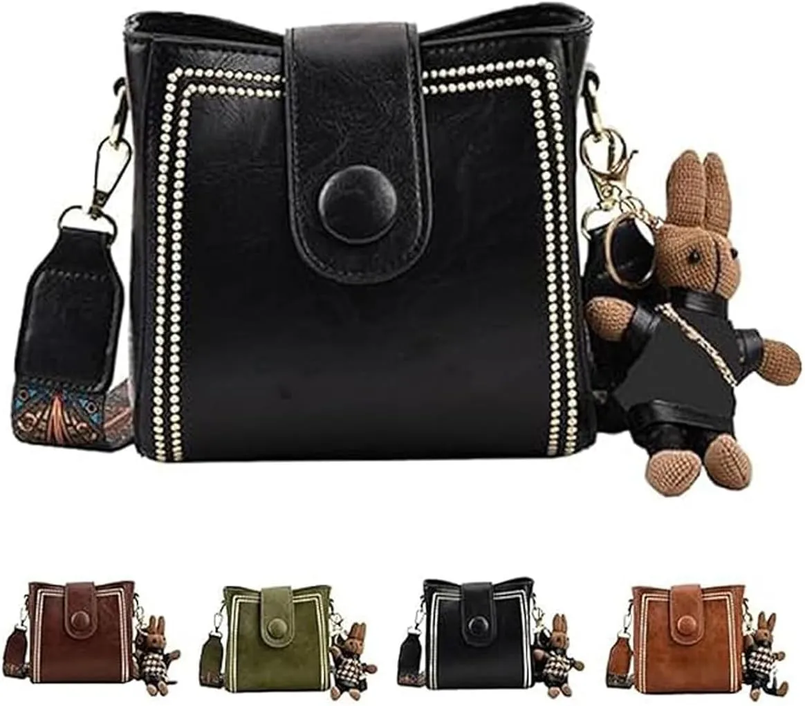 Bootara Bucket Bag, Bootara Women's Premium Textured Bucket Bag, Adjustable Wider Shoulder Strap, Spacious Travel Tote