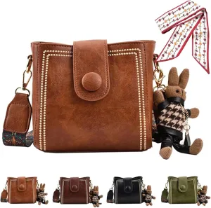 Bootara Bucket Bag, Spacious Travel Tote with Adjustable Wider Shoulder Strap Convertible Shoulder/Crossbody