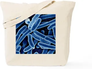 CafePress Escherichia Coli Bacteria, SEM Tote Bag Natural Canvas Tote Bag, Reusable Shopping Bag