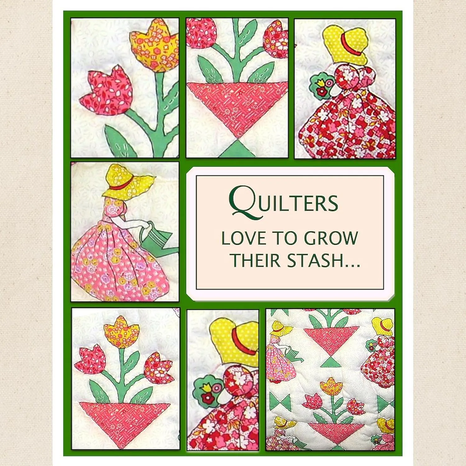 CafePress Gardening Quilter Tote Bag Natural Canvas Tote Bag, Reusable Shopping Bag