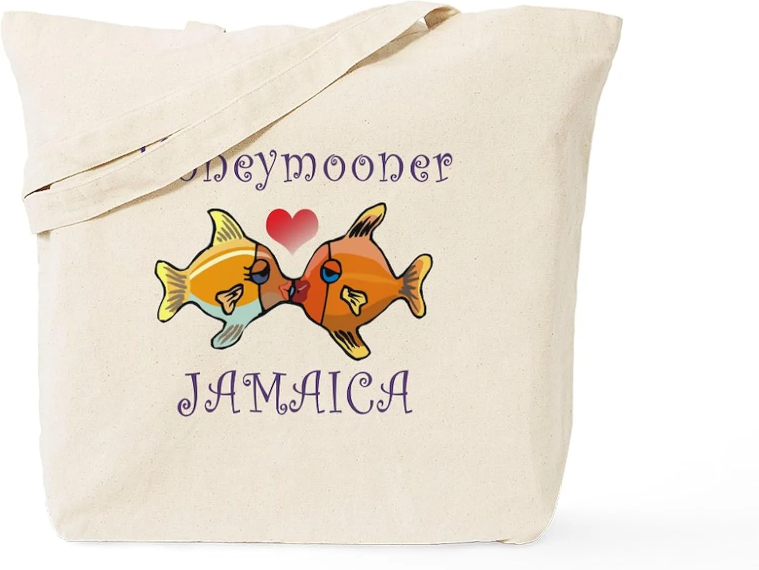 CafePress Jamaica Tote Bag Natural Canvas Tote Bag, Reusable Shopping Bag