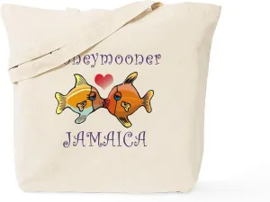 CafePress Jamaica Tote Bag Natural Canvas Tote Bag, Reusable Shopping Bag