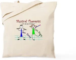 CafePress Physical Therapists II Tote Bag Natural Canvas Tote Bag, Reusable Shopping Bag