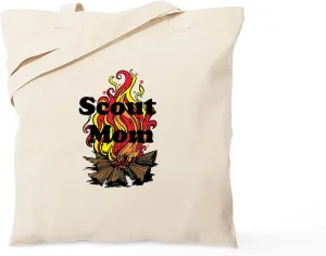 CafePress Scout Mom Tote Bag Natural Canvas Tote Bag, Reusable Shopping Bag