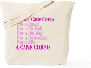 CafePress She's A Cane Corso Tote Bag Natural Canvas Tote Bag, Reusable Shopping Bag