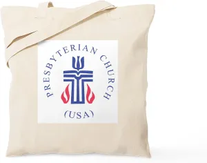 CafePress Springfield Presbyterian Chur Tote Bag Natural Canvas Tote Bag, Reusable Shopping Bag