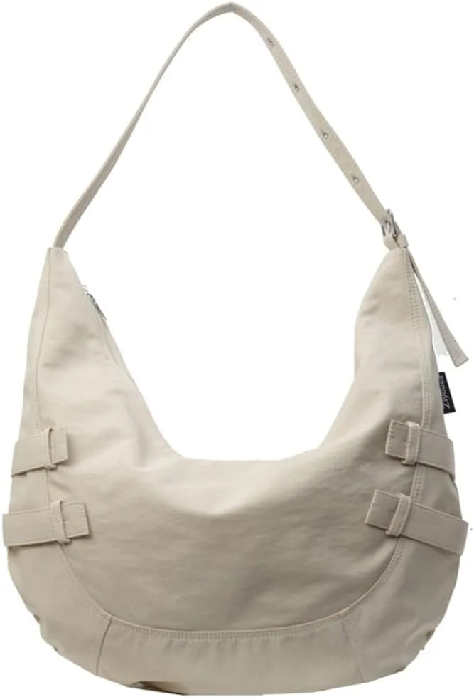 Canvas Crossbody Bag for Women Large Shoulder Tote Handbags Work Handbag Casual Hobo Purse