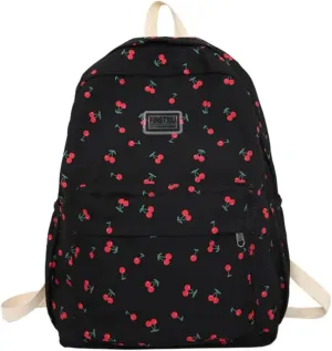 Cherry Aesthetic Backpack Laptop Travel Casual Backpack 3 Point Screwdriver