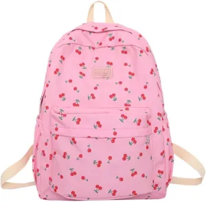 Cherry Aesthetic Backpack Laptop Travel Casual Backpack 3 Point Screwdriver