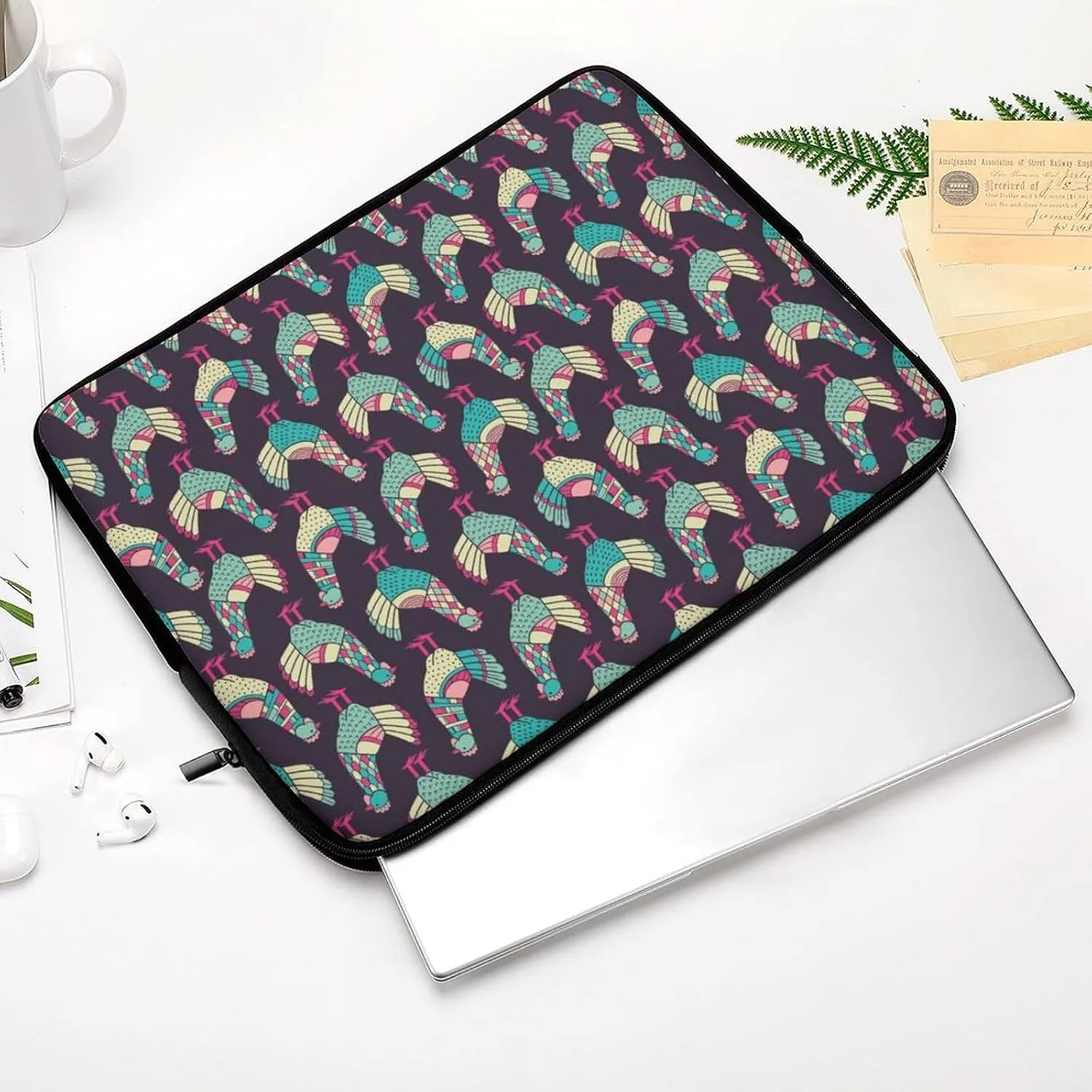 Chickens Personalized Laptop Bag Business Casual Laptop Case Slim Computer Bag Briefcase