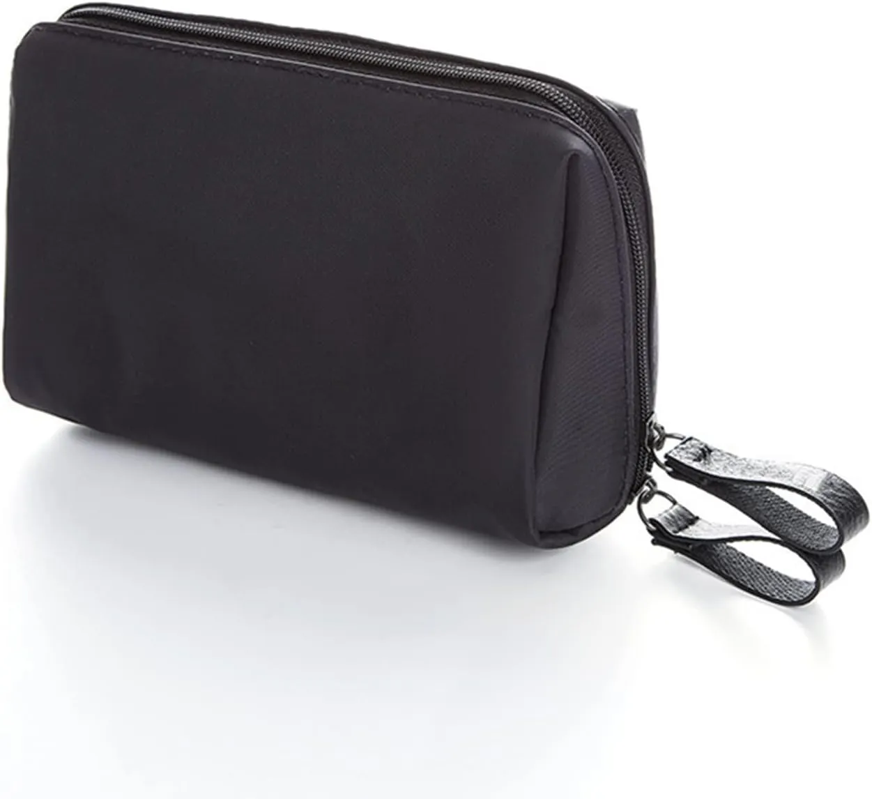 Cosmetic Beauty Bag for Purse Travel Handy Makeup Pouch for Women Girls (All Black)