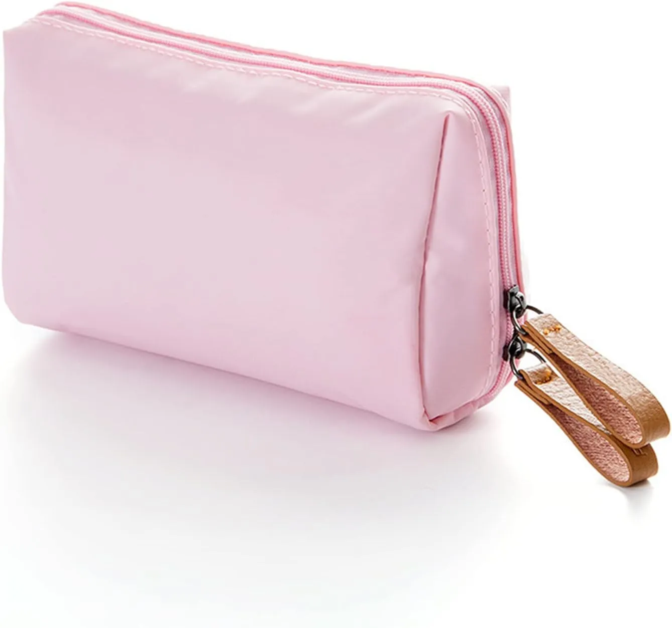 Cosmetic Beauty Bag for Purse Travel Handy Makeup Pouch for Women Girls (Pink)