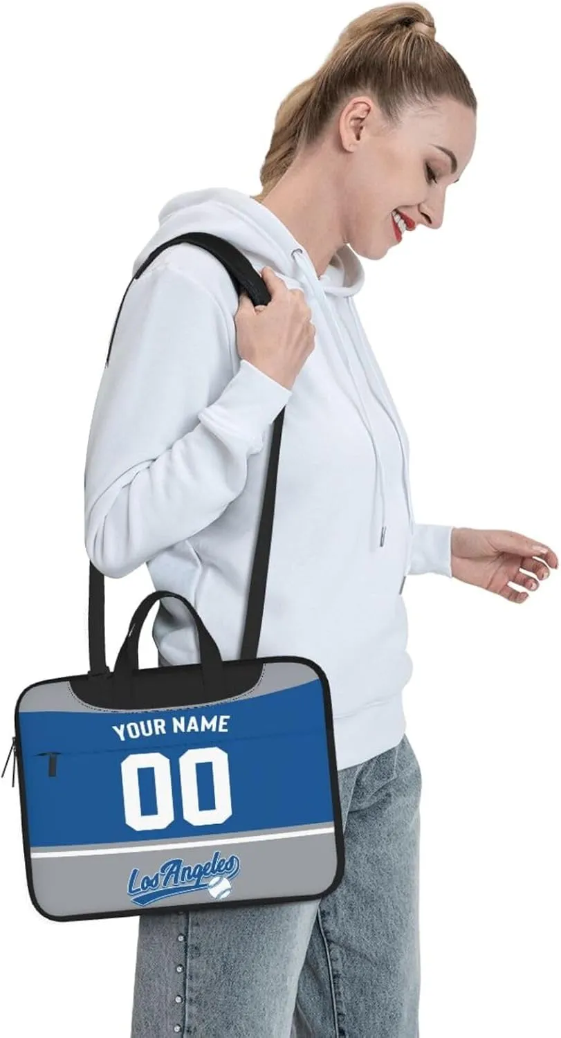 Custom Laptop Bag Baseball Fans Gifts Custom City Classic Laptop Shoulder Bag Briefcase Protective Messenger Bag