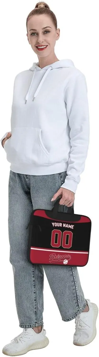 Custom Laptop Bag Baseball Fans Gifts Custom City Classic Laptop Shoulder Bag Briefcase Protective Messenger Bag