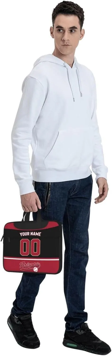 Custom Laptop Bag Baseball Fans Gifts Custom City Classic Laptop Shoulder Bag Briefcase Protective Messenger Bag
