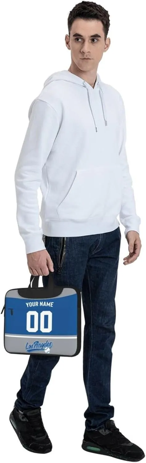 Custom Laptop Bag Baseball Fans Gifts Custom City Classic Laptop Shoulder Bag Briefcase Protective Messenger Bag