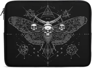 Death Moth Personalized Laptop Bag Business Casual Laptop Cases Slim Computer Bag Briefcase