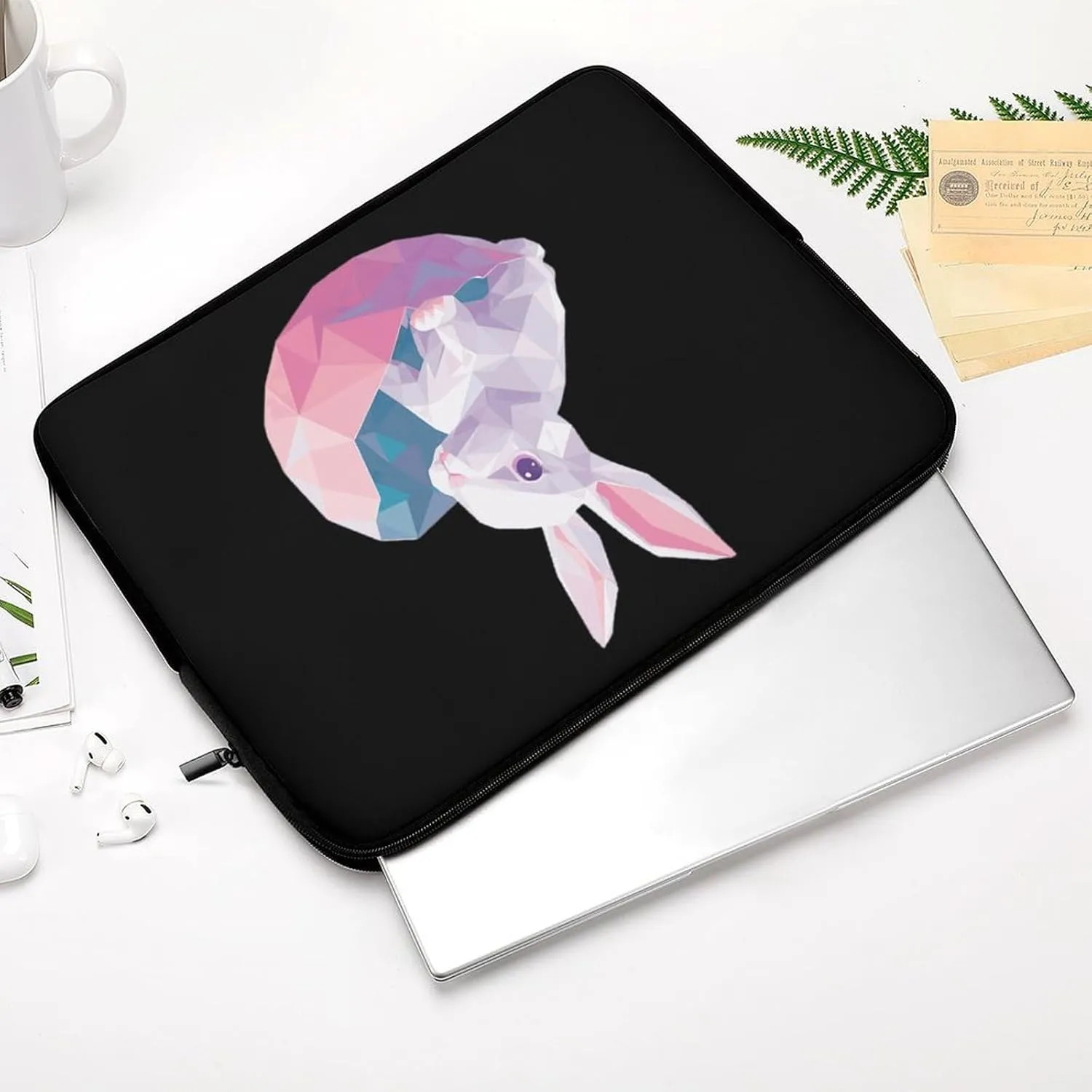 Easter Bunnies Personalized Laptop Bag Business Casual Laptop Cases Slim Computer Bag Briefcase