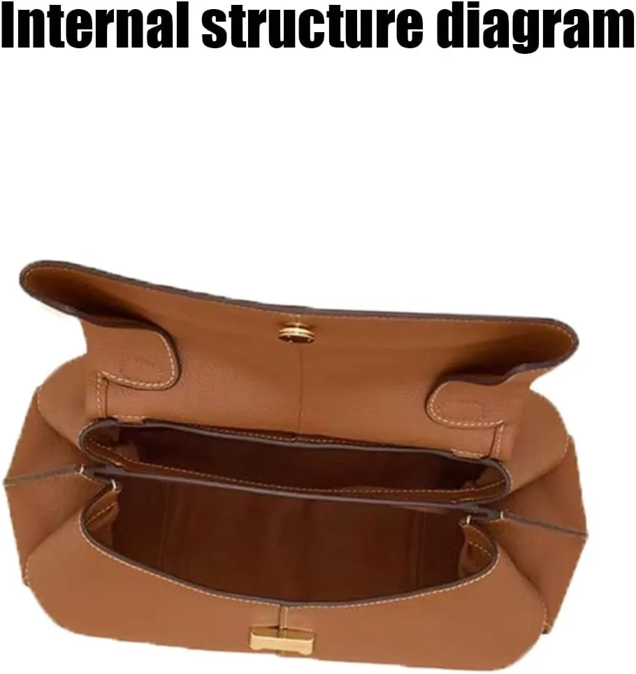 Fashion Leather Handbag for Women, Top Handle Bag, Designer Crossbody, Classic Hobo Purse with Adjustable Strap.