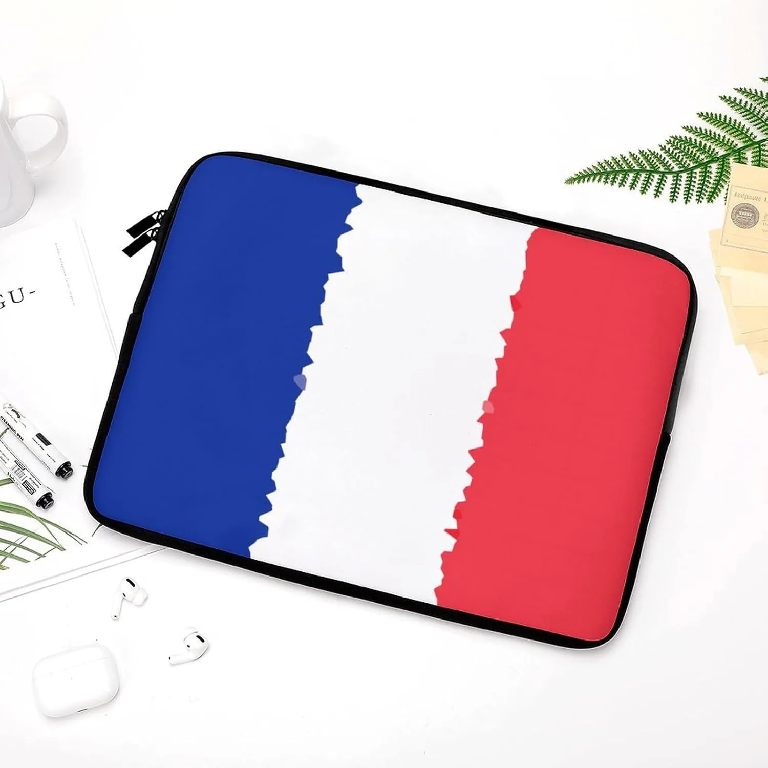 France Personalized Laptop Bag Business Casual Laptop Cases Slim Computer Bag Briefcase