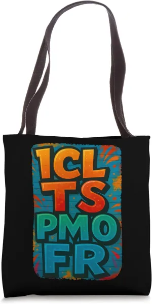 Funny ICL TS PMO FR Ironic Meme Brainrot Quote Tote Bag