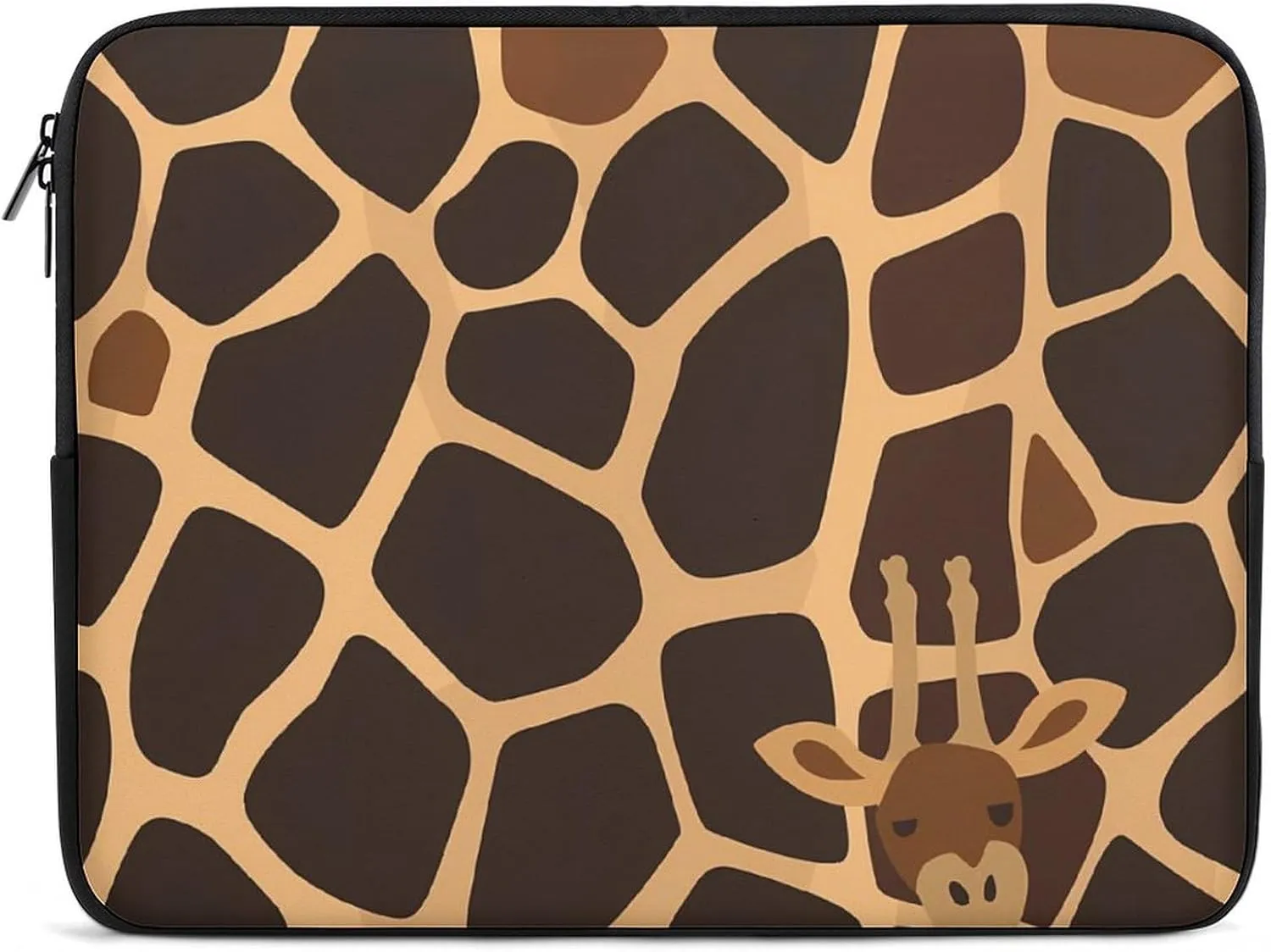 Giraffe Pattern Personalized Laptop Bag Business Casual Laptop Cases Slim Computer Bag Briefcase