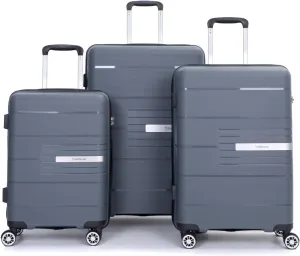 Hardshell Suitcase Triple Spinner Wheels Lightweight Travel Luggage Set 3 Piece (20/24/28 Inch)