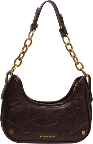 Hobo Bags for Women Shoulder Clutch Bags Vintage Slouchy Shoulder Bag Leather Purse Armpit Tote