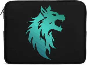 Howling Wolf Personalized Laptop Bag Business Casual Laptop Cases Slim Computer Bag Briefcase