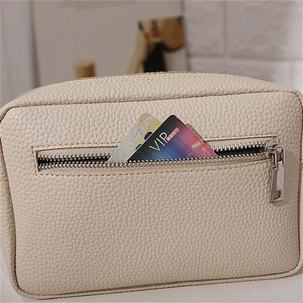 JSEIAJB Classic Purses and Handbags Women Wide Fabric Strap Crossbody Bag Ladies Daily Use Zipper Shoulder Bags