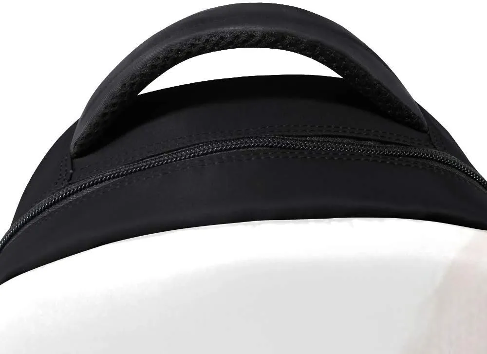 Kuizee Classic Backpack Schoolbag Adjustable Padded Shoulder Straps Daypack Cute White Bunny Rabbitwreath Flowers Watercolor Portrait Casual Bags Durable College Daily 16Inch