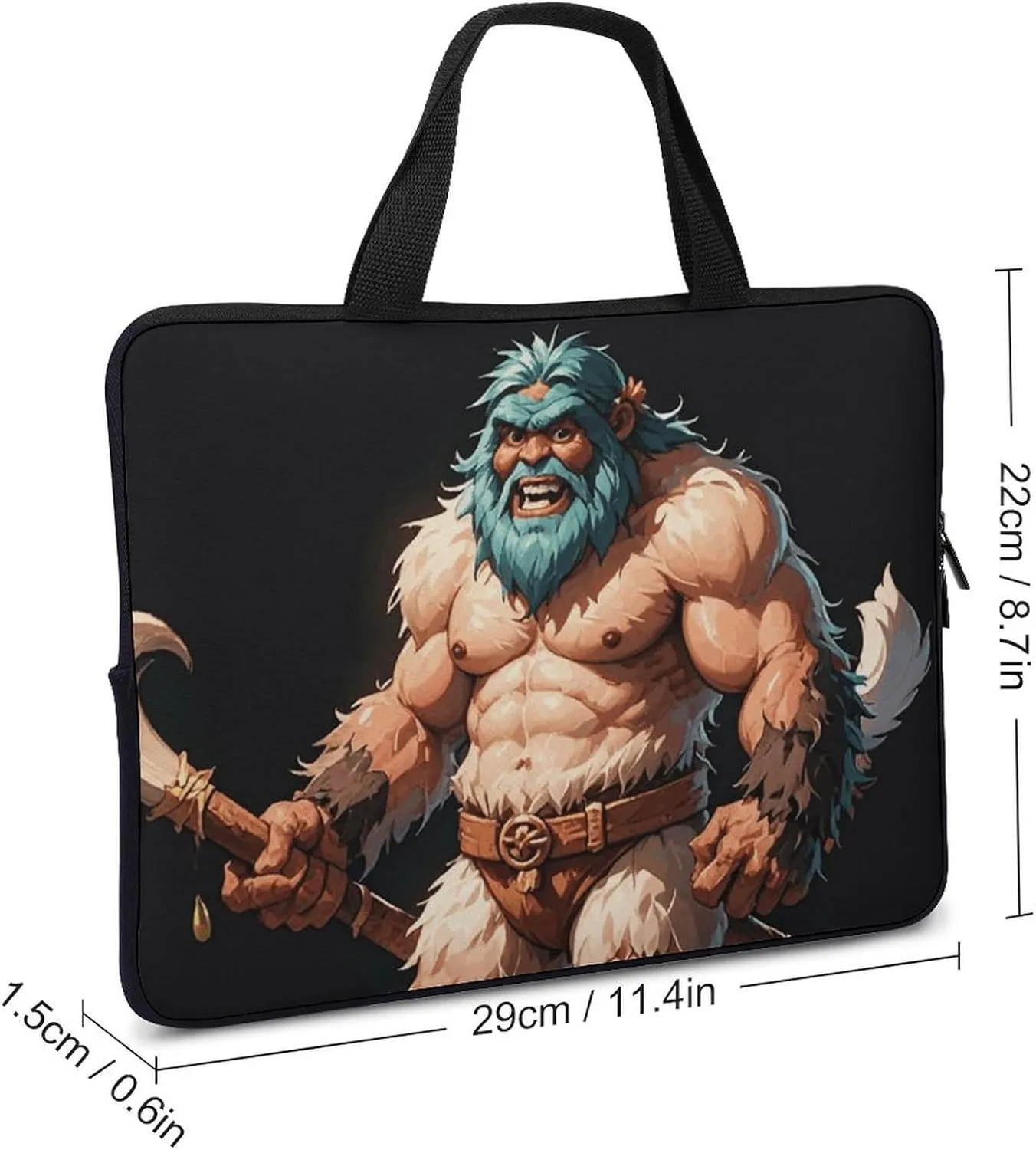 Laptop Sleeve with Handle Sasquatch Laptop Sleeve Bag Ultra-Thin Computer Bag Cover for 12-17 Inch