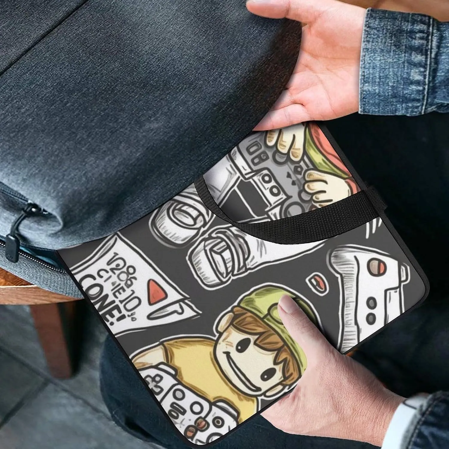 Laptop Sleeve with Handle Video Game Boys Laptop Sleeve Bag Ultra-Thin Computer Bag Cover for 12-17 Inch