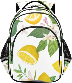 Large Casual Daypack for Men Women - Fruits Leaves Flowers Lightweight Travel Laptop Backpack Shoulder Bag Hiking Backpacks