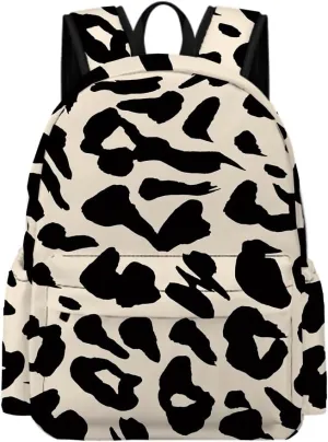 Leopard Print Backpacks Bookbag Animal Skin Laptop Bag Daypack Travel Hiking Camping 16 Inch Style 3