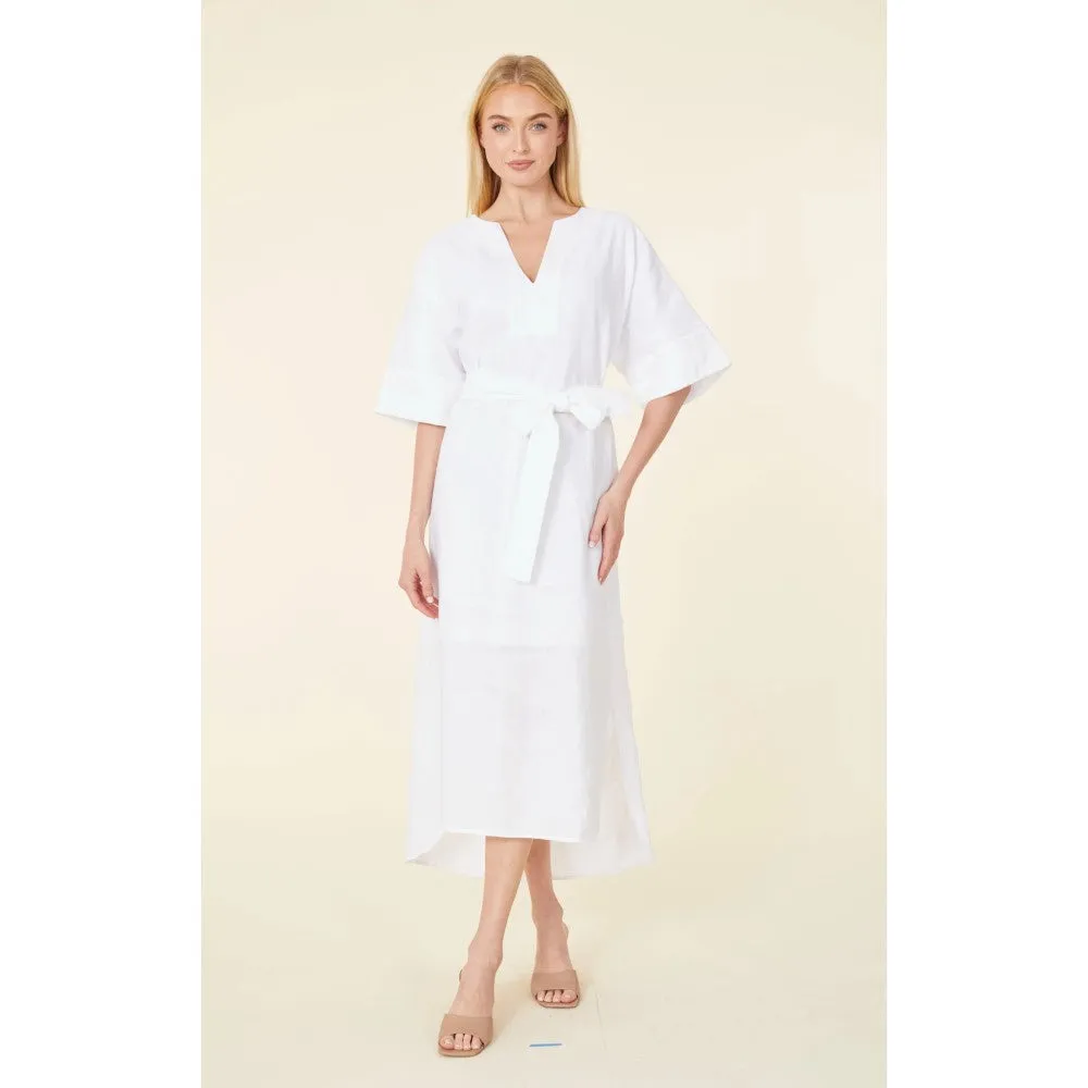 Linen Belted Maxi