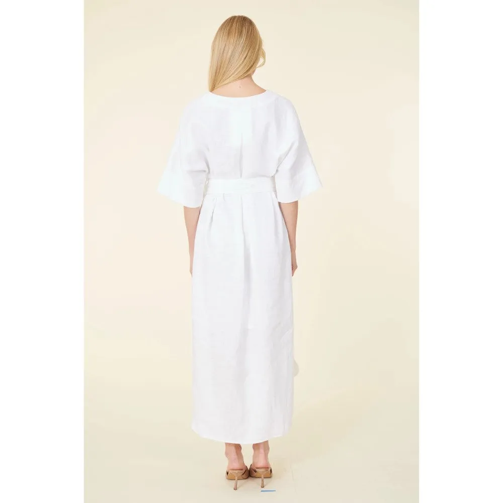 Linen Belted Maxi