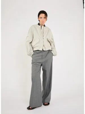 Lis Lareida Genai Bomber Jacket in Chalk