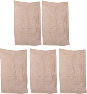 MAGICLULU 5Pcs Jute Woven Storage Bags for Vegetables and Fruits Multi Functional Pouches for Kitchen and Garden Use Grain Storage