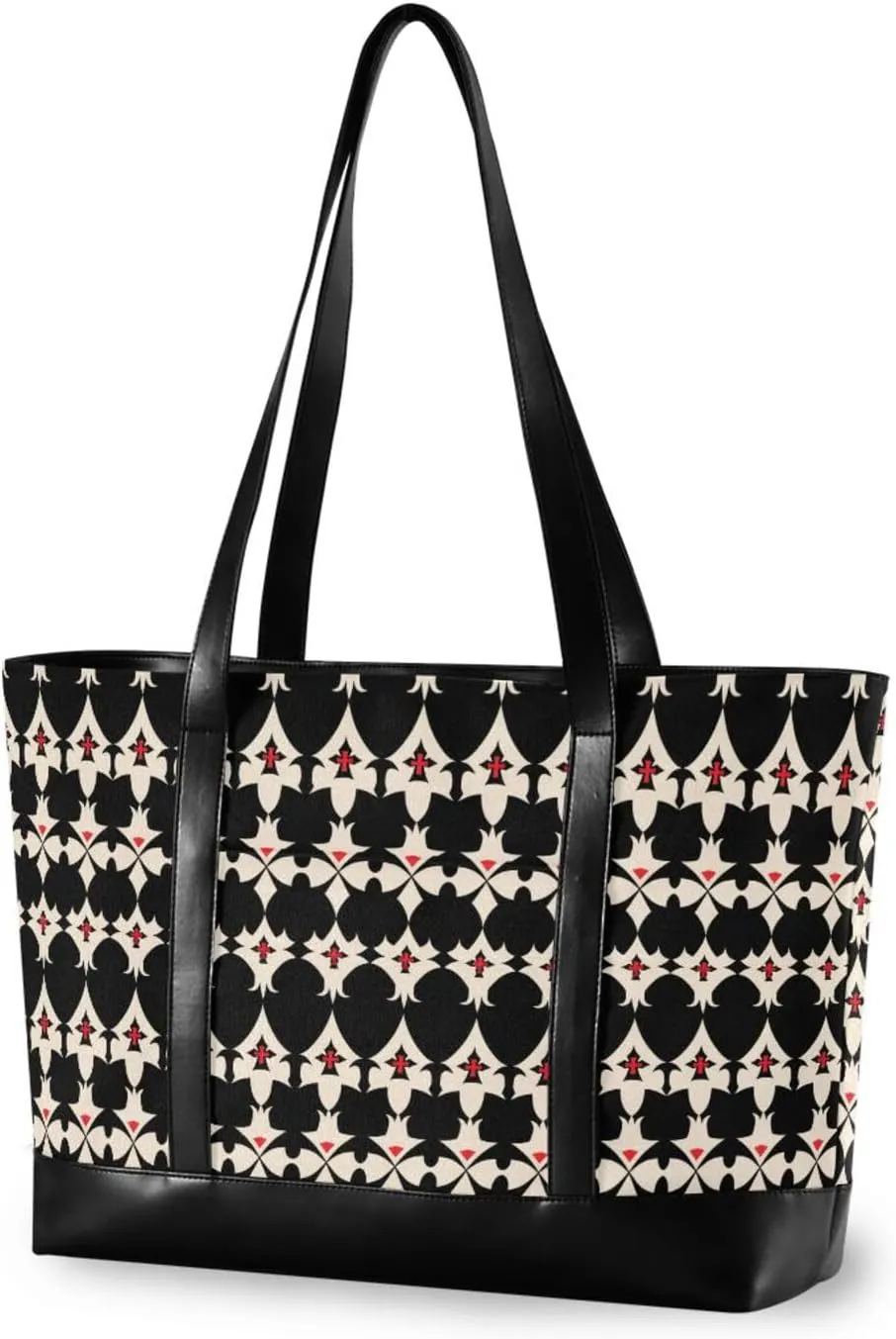 Maltese Cross White Red Peach modern laptop bag for men with zipper for nurses with Personalized bolsas para computadoras de mujer